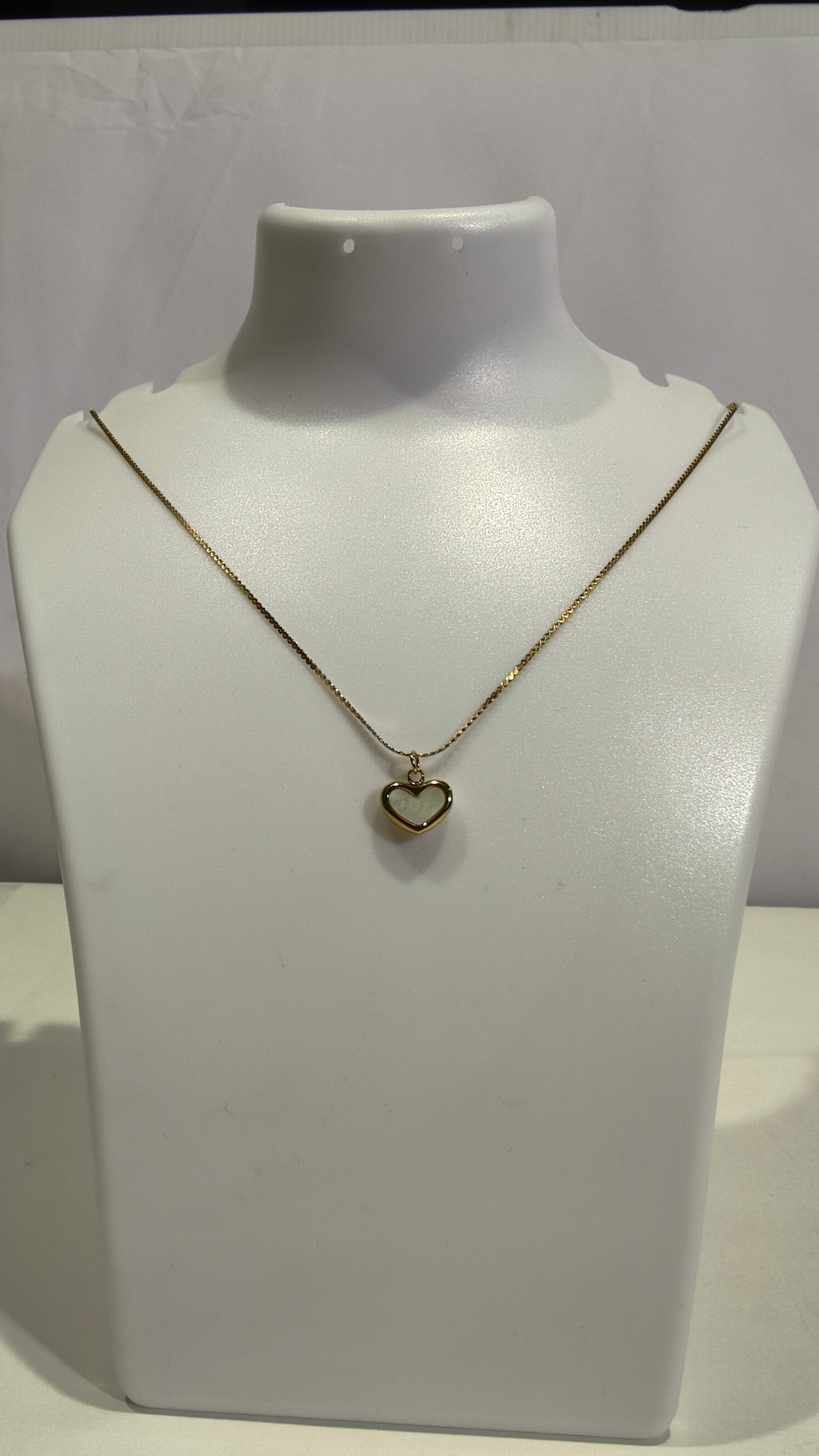 Roopsaj Heart of Gold Pendant Necklace – Minimalist Gold Chain for Women 💛