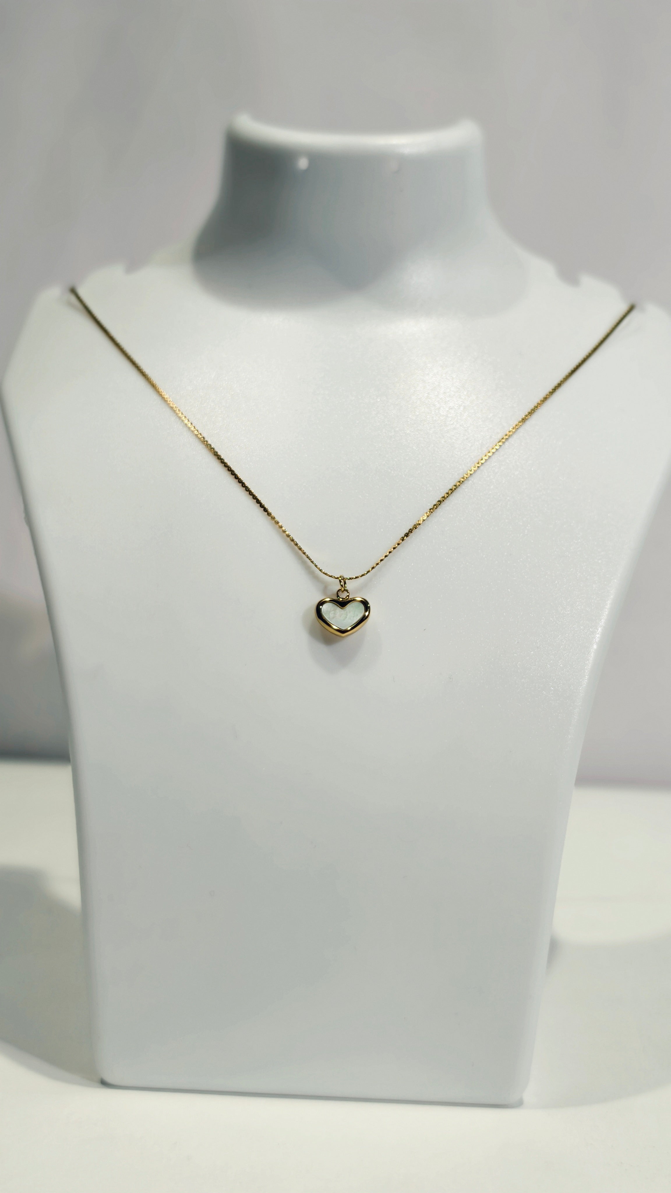 Roopsaj Heart of Gold Pendant Necklace – Minimalist Gold Chain for Women 💛