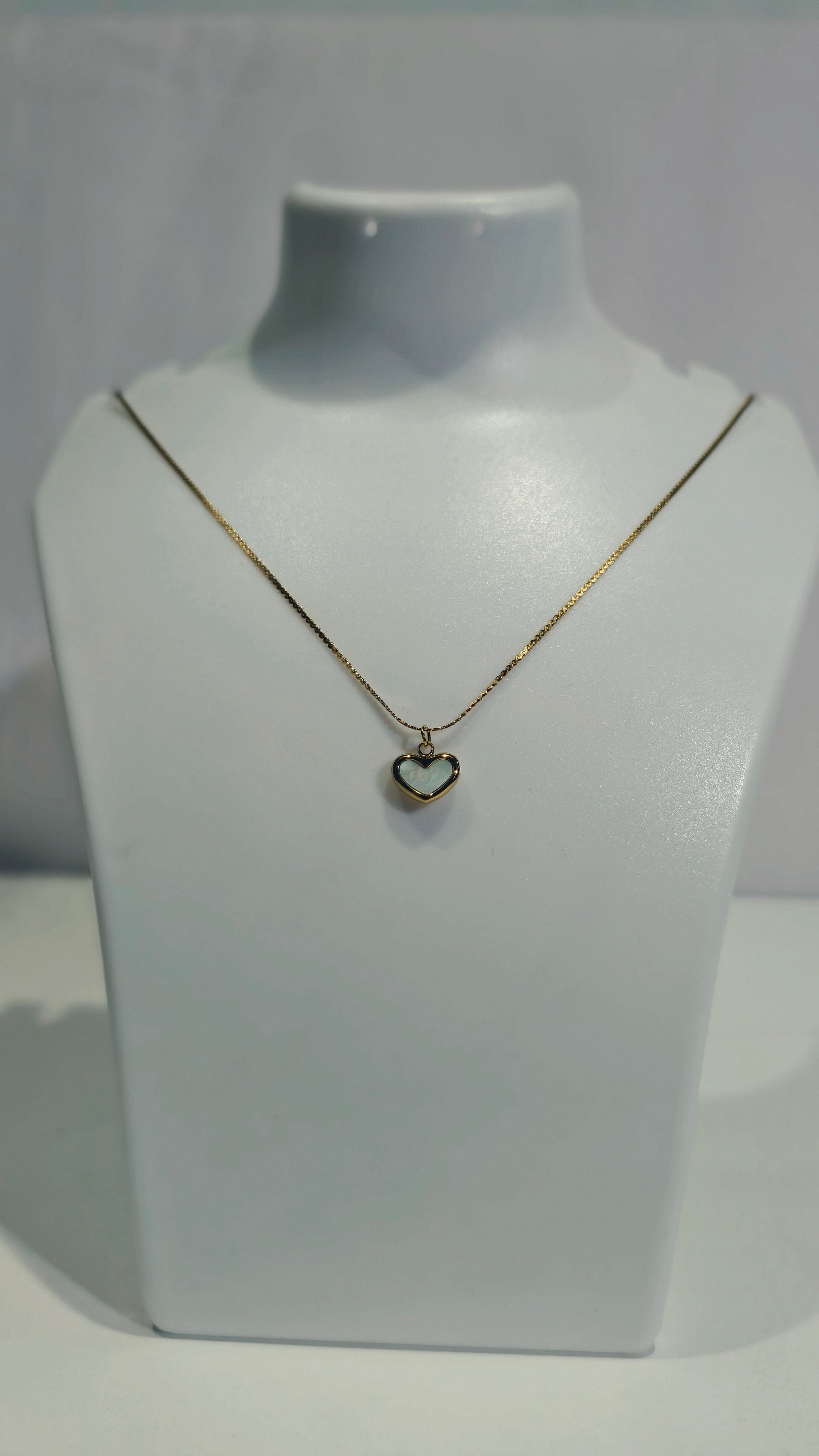 Roopsaj Heart of Gold Pendant Necklace – Minimalist Gold Chain for Women 💛